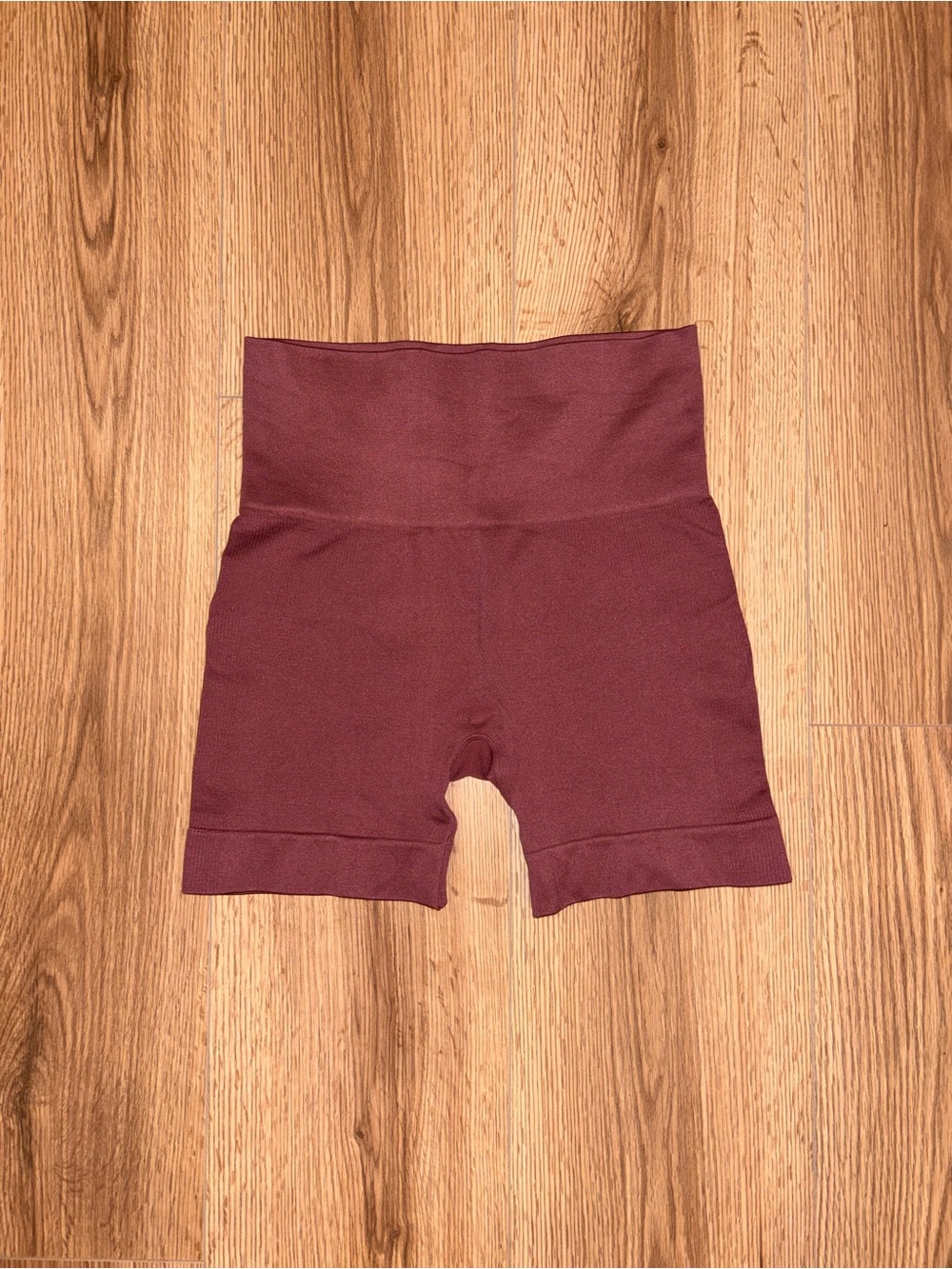 SET Active High Rise Dusty Plum Biker Shorts